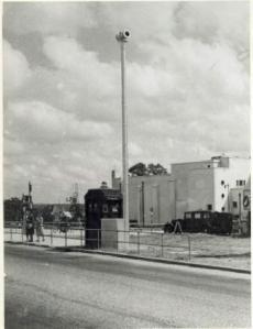 Air raid siren in Westwood Lane c1940